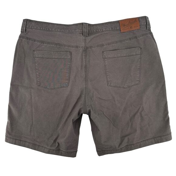 Woolrich Nomad Midweight Canvas Shorts Mens Size 40 Slate Gray 8" - Picture 3 of 6